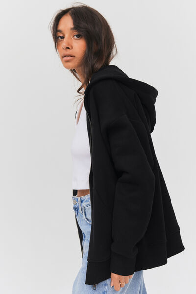 Sweat oversize zipp&eacute;