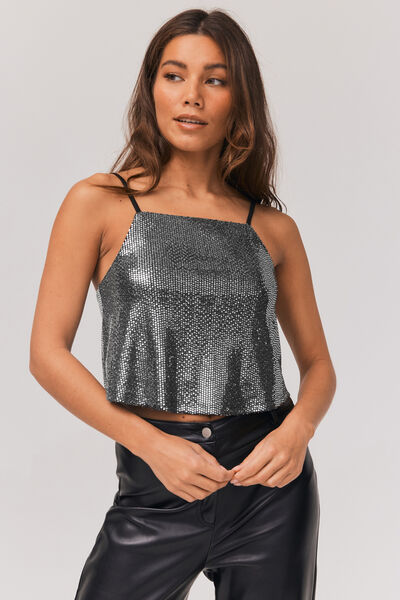 Débardeur à paillettes