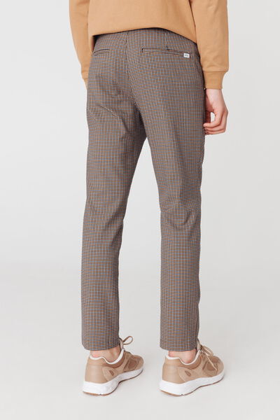 Pantalon à carreaux pied de puce
