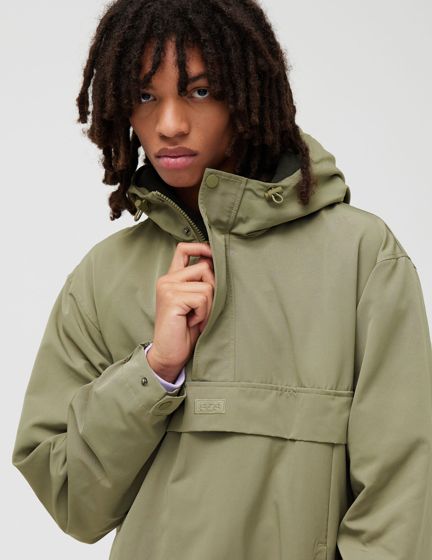 Blouson à enfiler à capuche