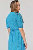 Robe longue imprimée