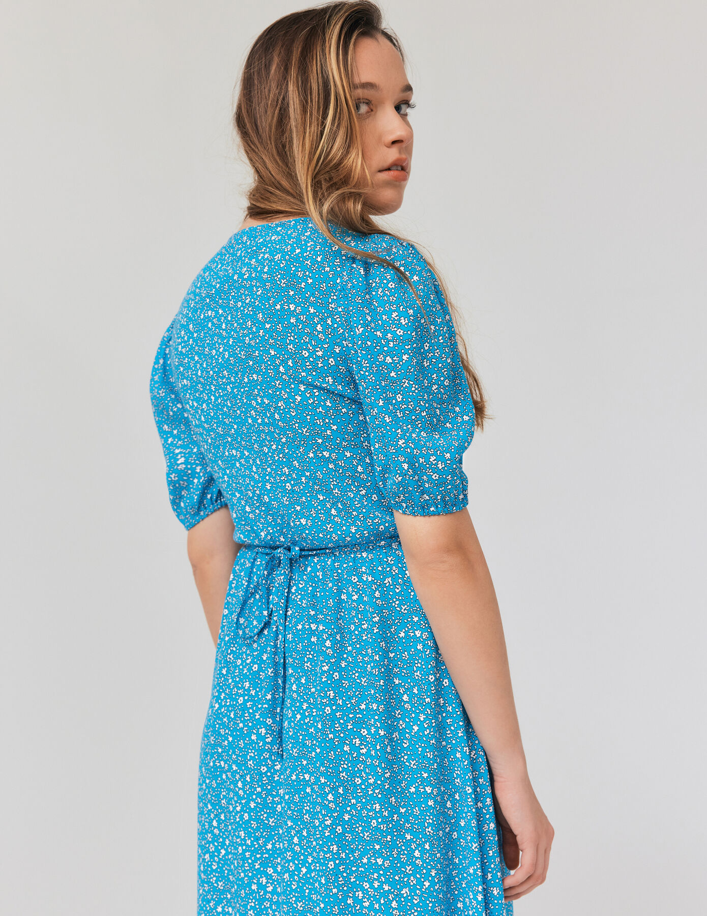 Robe longue imprimée