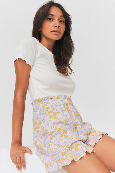 Short fluide imprimé