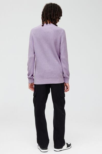 Pull côtelé coton neps