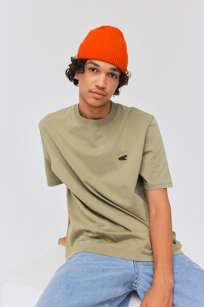 T-shirt message brodé