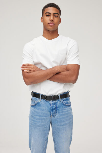 Ceinture détail bleu/blanc/rouge COME