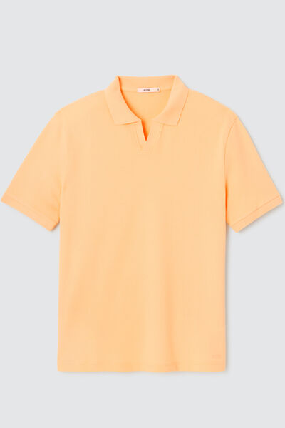 Polo matière fantaisie