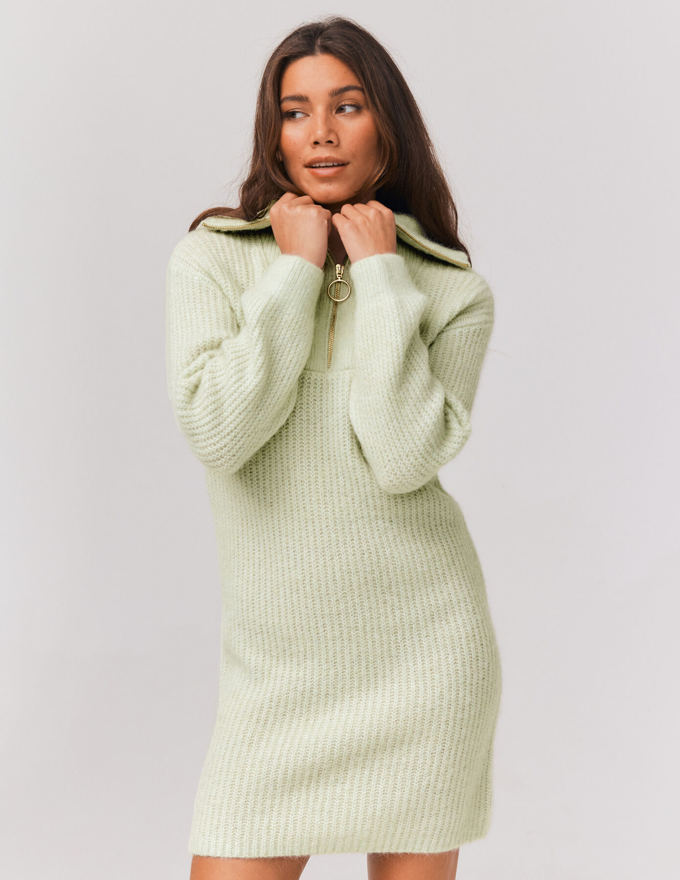 Robe pull col camionneur