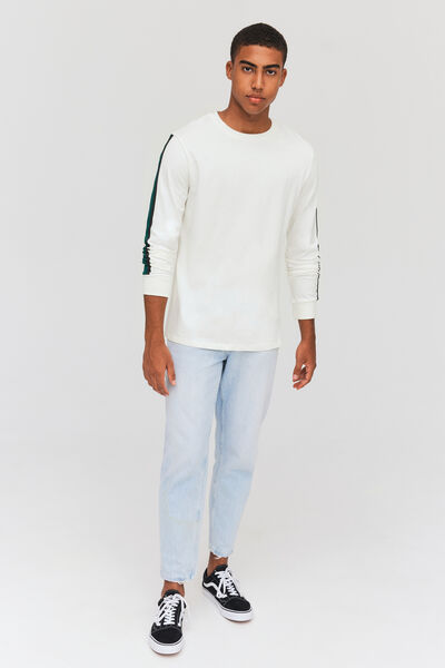 T-shirt manches longues bandes