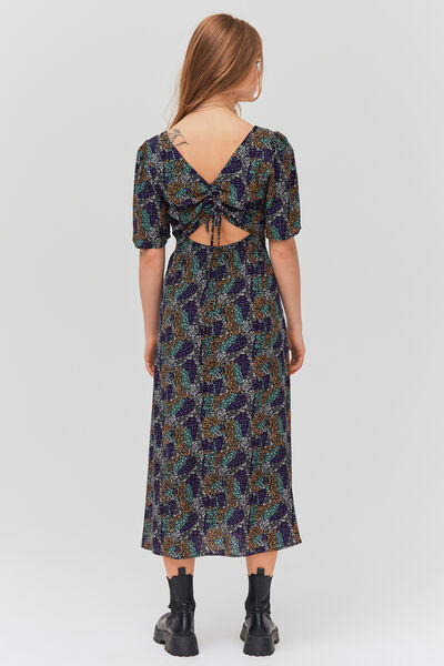 Robe longue dos ouvert