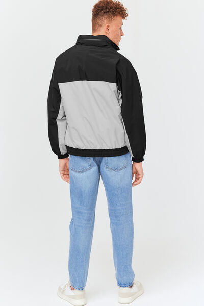 Blouson pop over bicolore