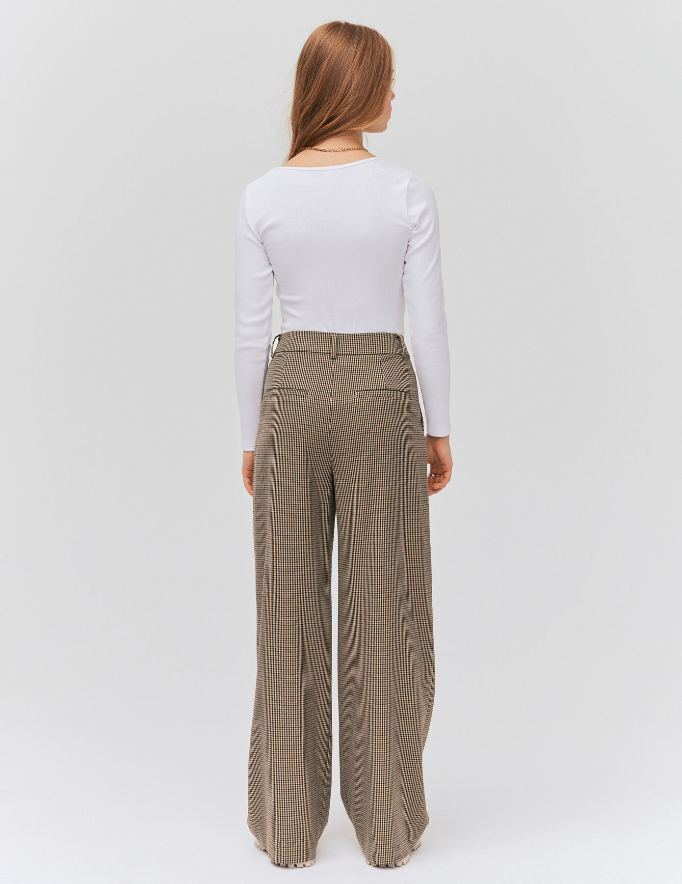 Pantalon à carreaux