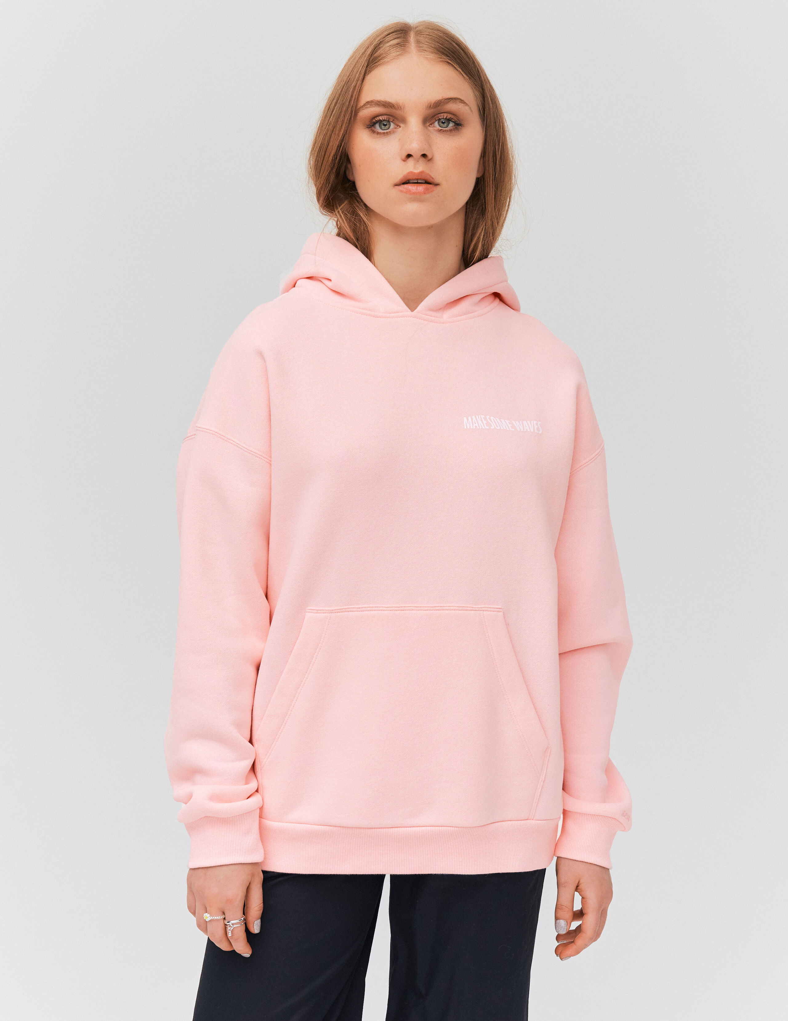 Sweat a capuche rose discount femme