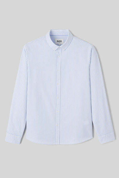 Chemise rayée ajustée