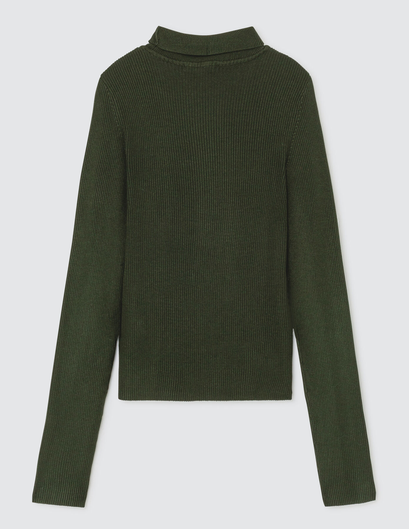 Pull col montant uni