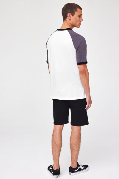 T-shirt raglan colorblock