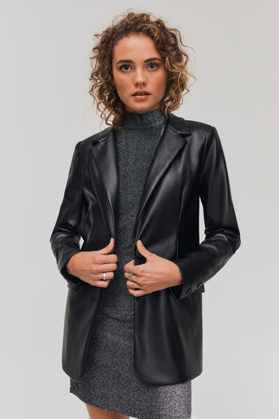 Blazer en tissu enduit