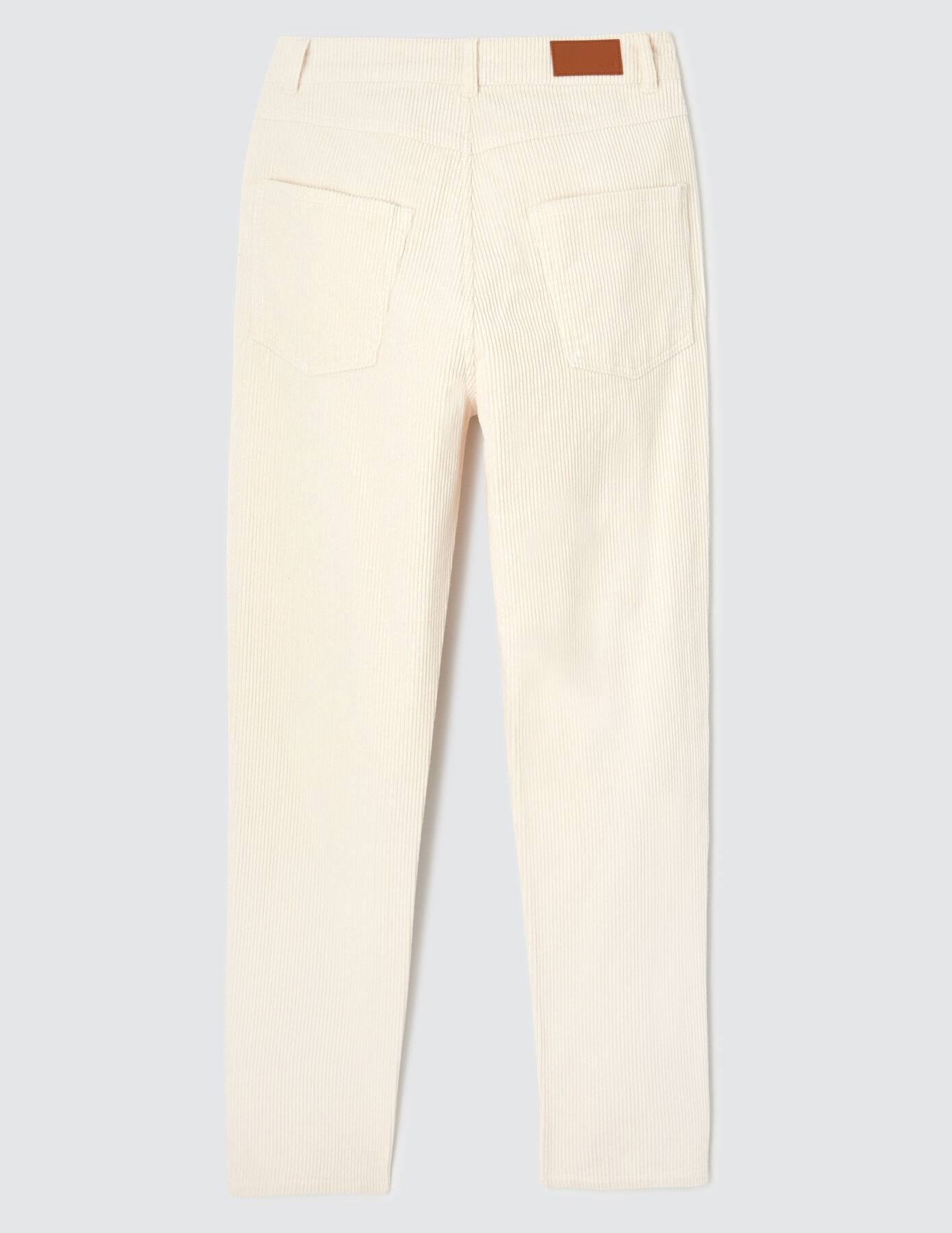 Pantalon mom velours en coton iab