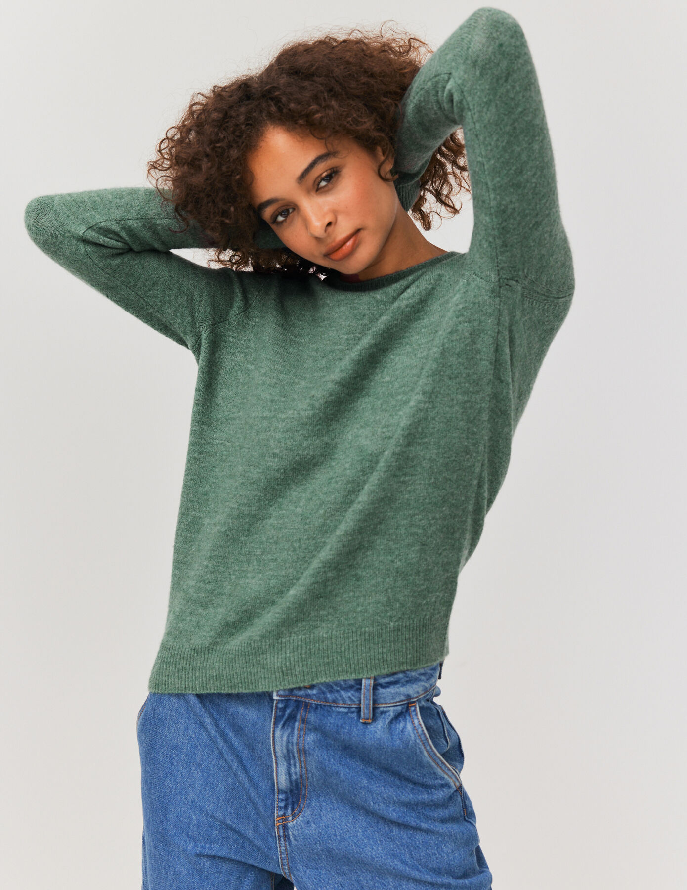 Pull col rond uni