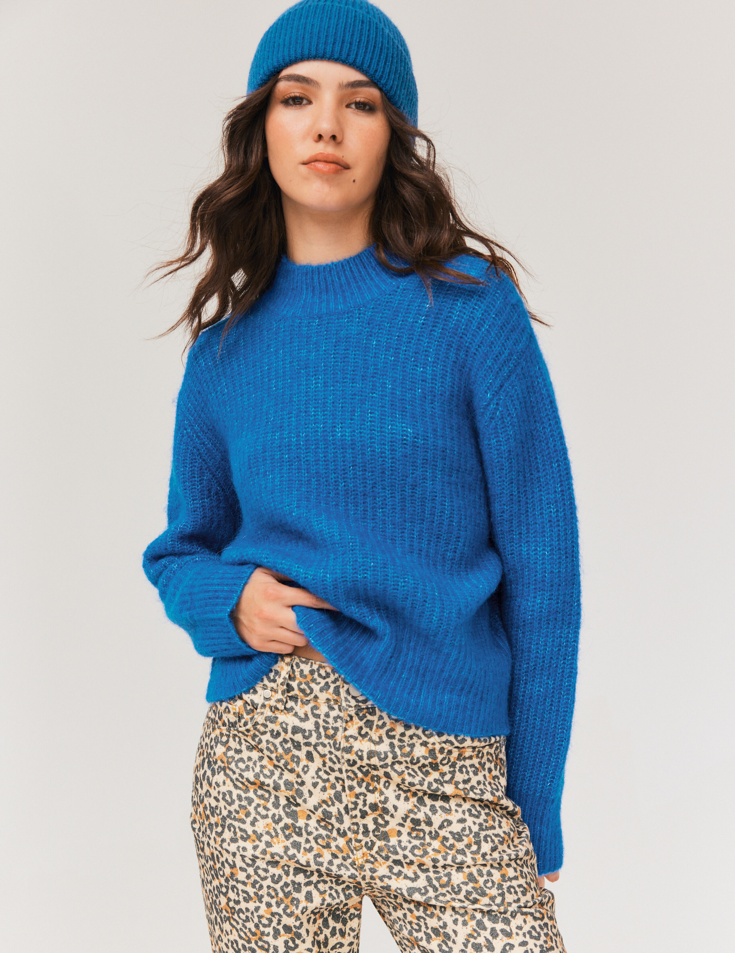 Pull mohair top alpaga