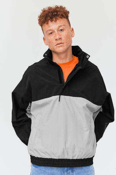 Blouson pop over bicolore