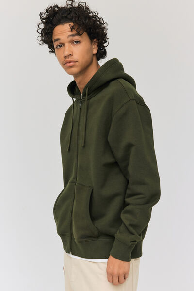 Sweatshirt zippé basique