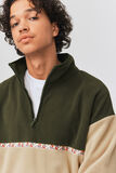 Sweat polaire col montant zippé