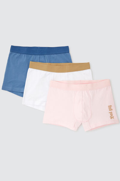 Lot de 3 boxers fantaisie