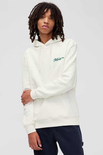 Sweat à capuche brodé devant dos