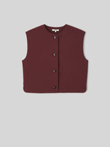 Gilet sans manches polyester recyclé