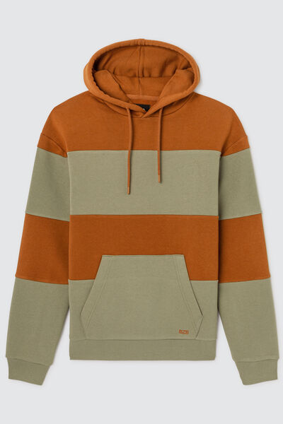 Sweatshirt maxi rayures