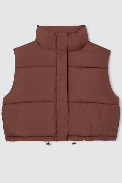 Doudoune sans manches rembourrage recycl&eacute;