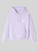 Sweat &agrave; capuche imprim&eacute; devant/dos