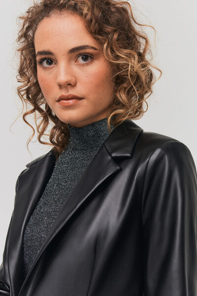 Blazer en tissu enduit