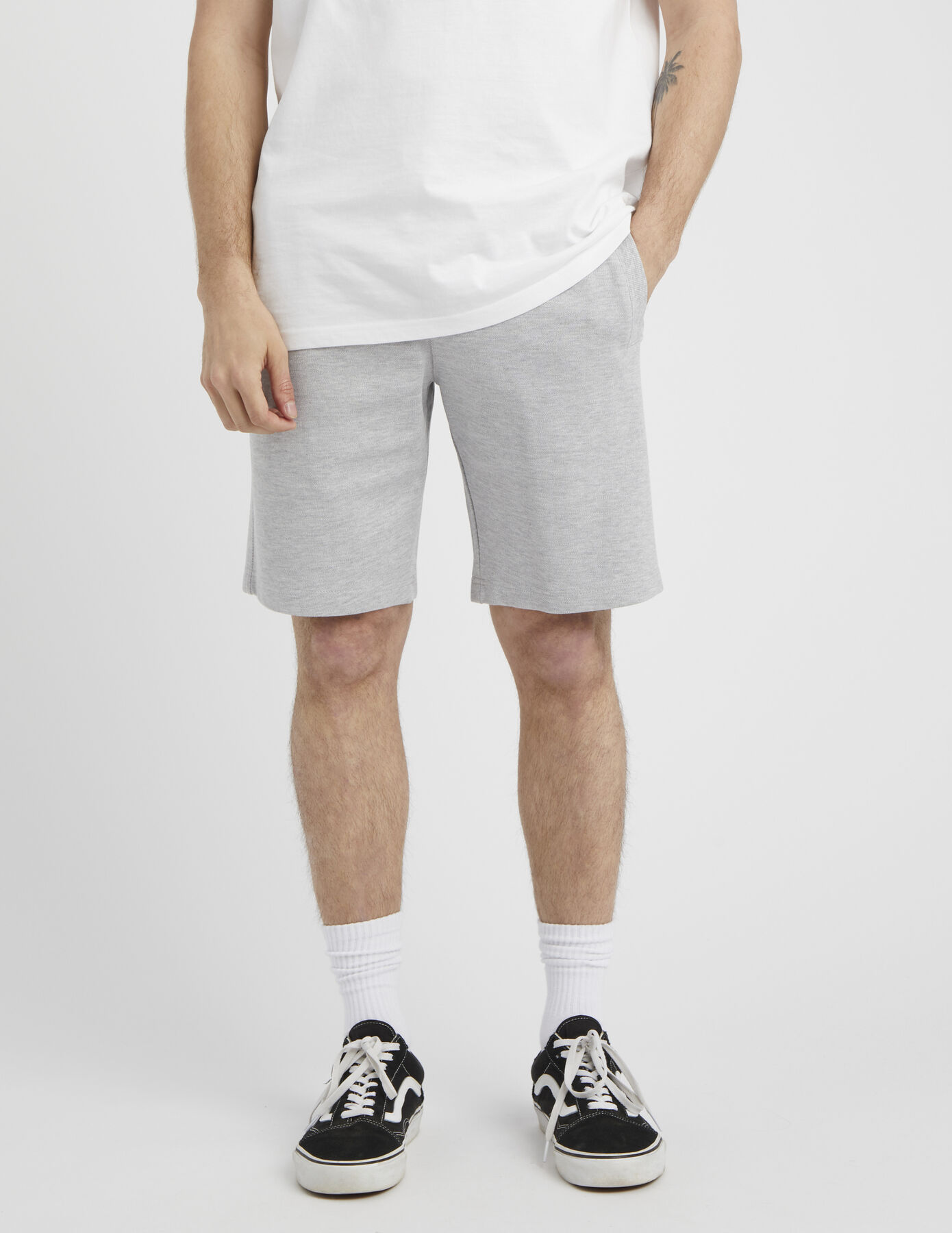 Bermuda maille en coton piqué