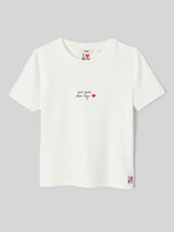 T-shirt collab I love NY imprim&eacute; devant