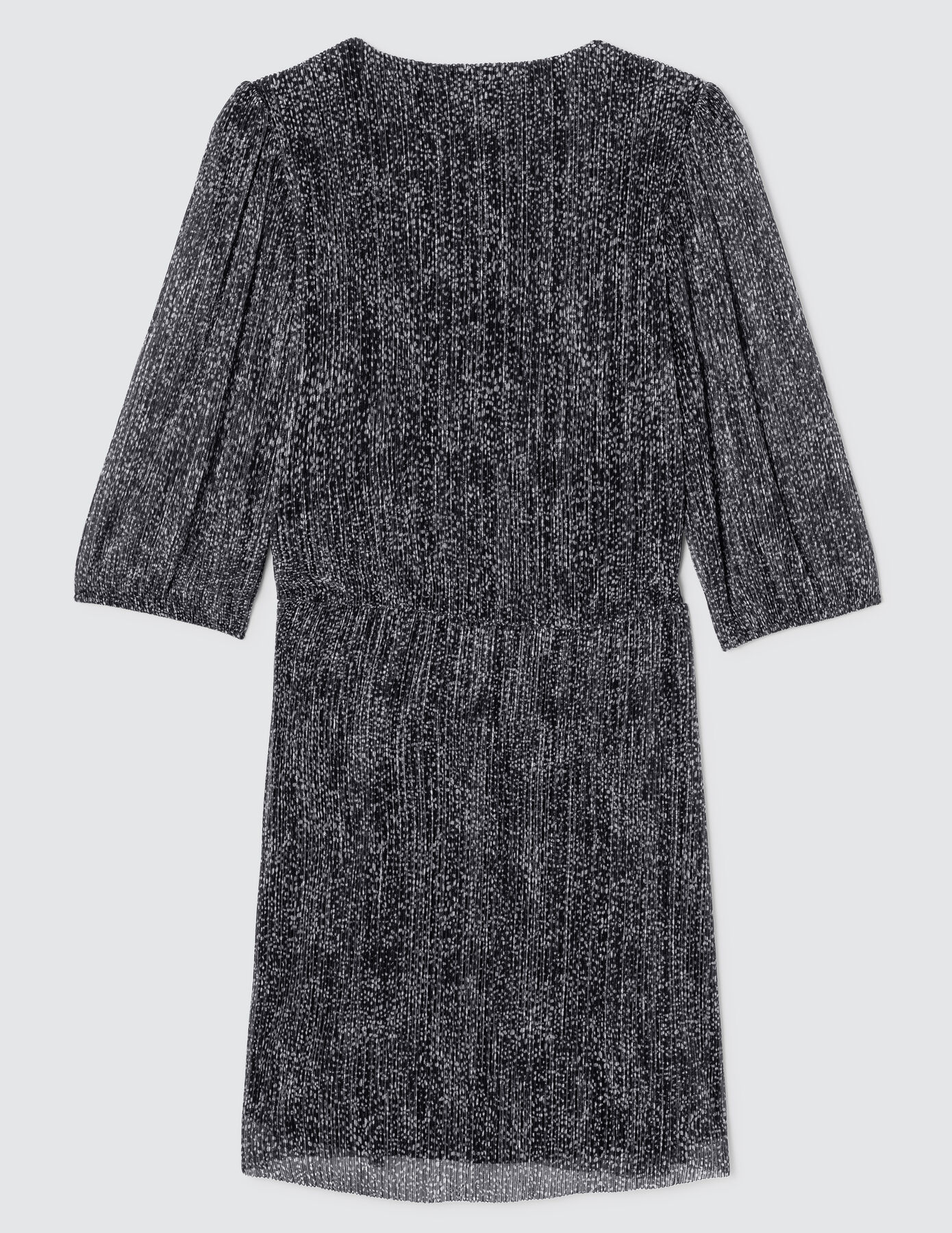 Robe plissée imprimée