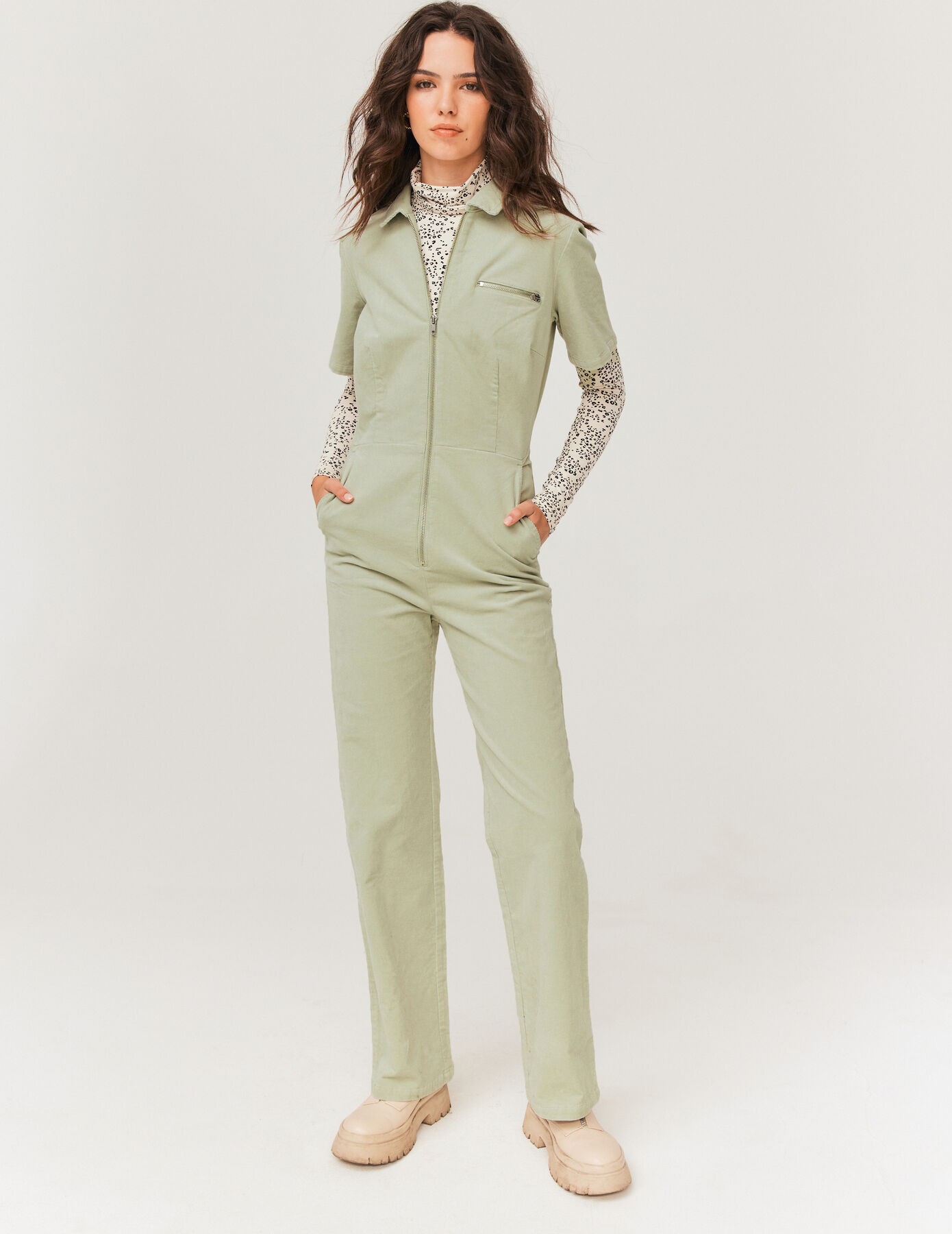 Combinaison pantalon velours