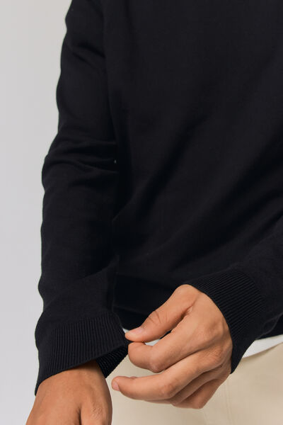 Pull col montant