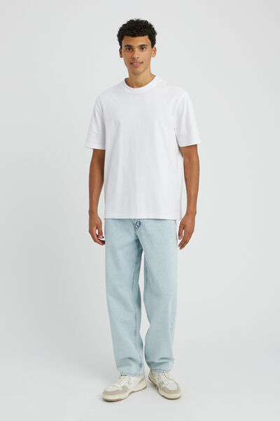 Jean loose bleach