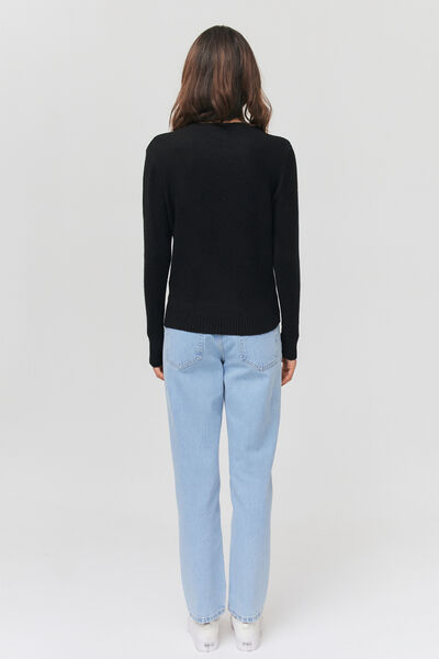 Pull basique col rond