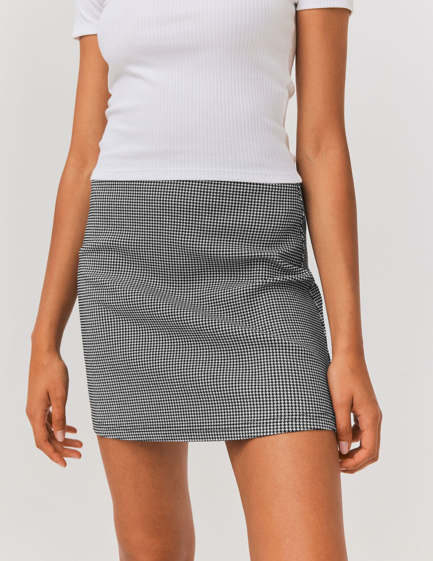 Mini jupe en maille
