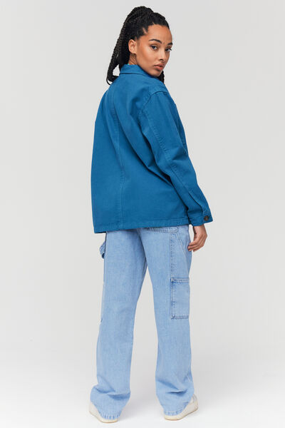 Veste coton boutonnée