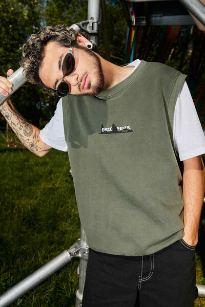 Sweatshirt sans manche