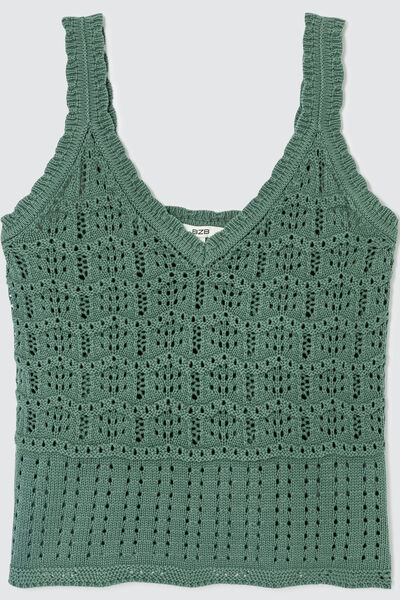 Débardeur en crochet