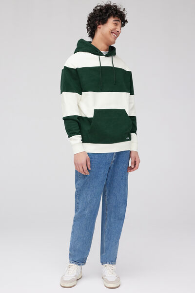 Sweatshirt maxi rayures