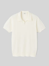 Polo maille ajour&eacute;e