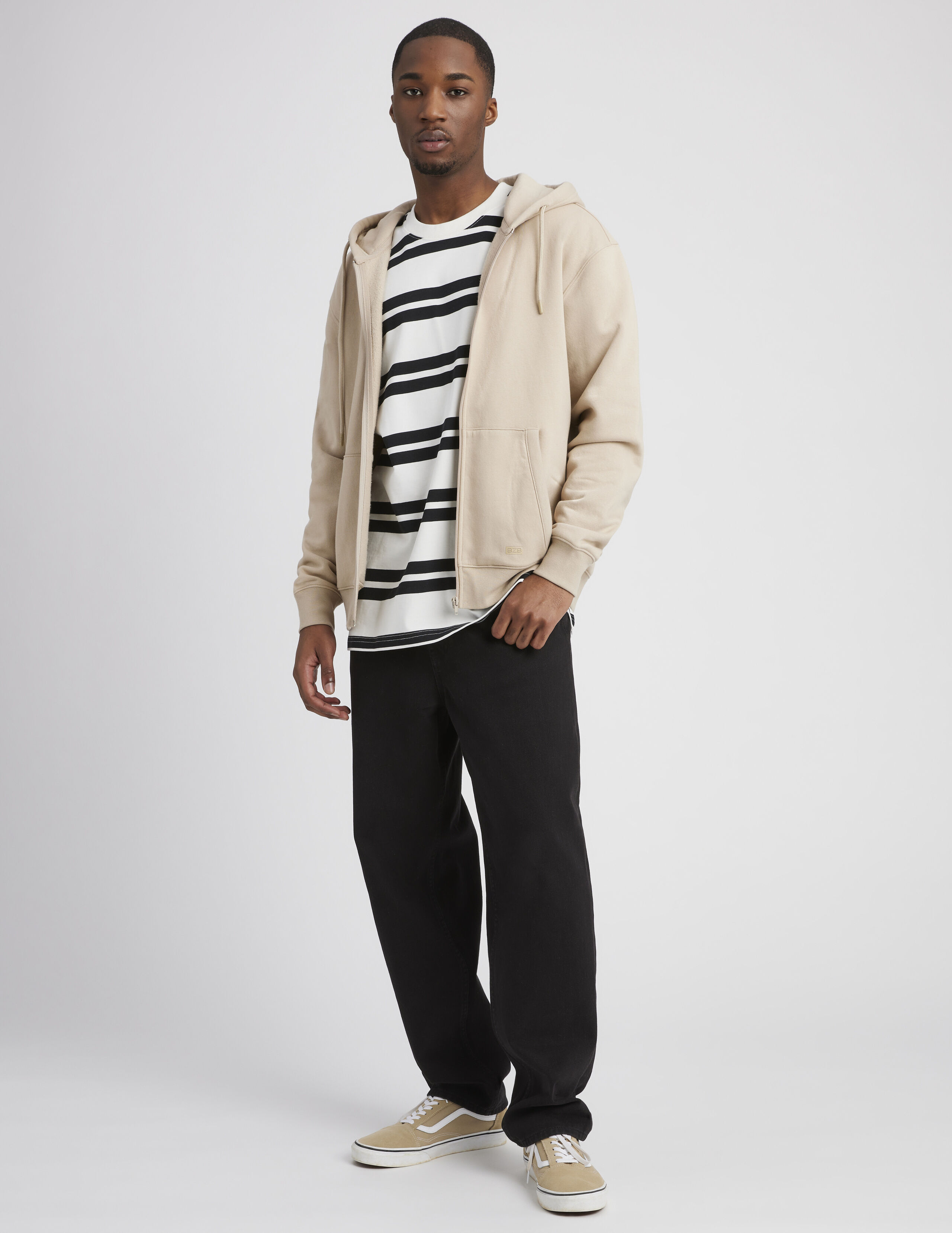 Sweat homme beige best sale