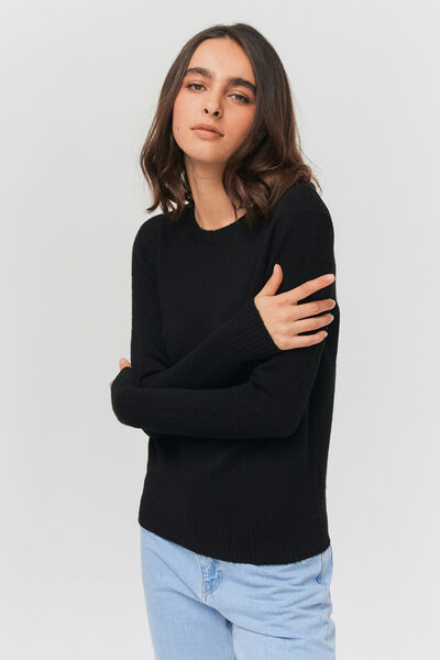 Pull basique col rond