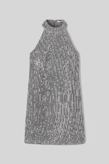 Robe courte à sequins